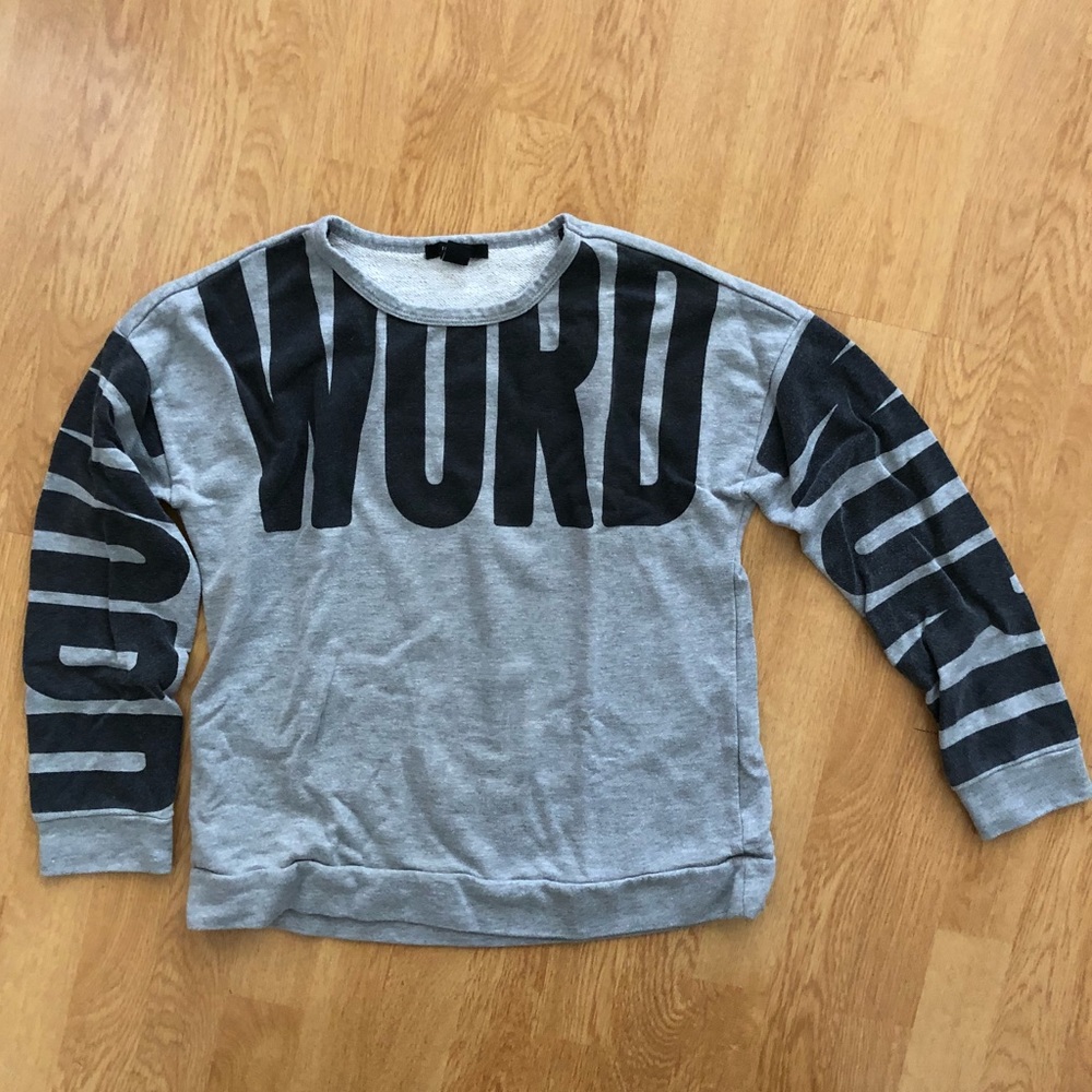 “Word” Sweater